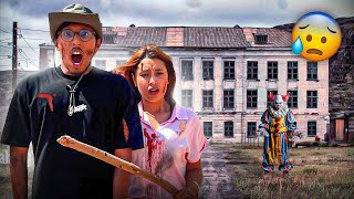 دخلنا مدرسة مهجورة منذ 10 سنوات🏚️😱وقعات لينا أكبر موصيبة💔😭