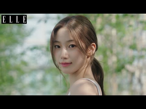 【LE SSERAFIMカズハ】バレエを舞う貴重シーンも！ 「ルルレモン」と築くマイルーティン｜ ELLE Japan