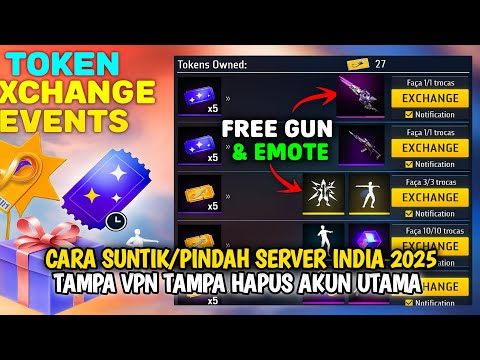 CARA PINDAH SERVER FF INDIA 🇮🇳 TERBARU 2025 TAMPA HAPUS AKUN UTAMA