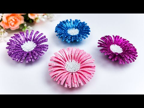 Easy DIY Foam Flowers 🌸 Step-by-Step Tutorial for Beginners | Quick & Simple Craft Idea