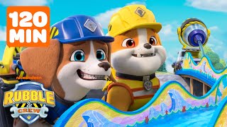 Rubble's Builder Cove Summer Rescues & Construction Builds! | 2 Hours | Rubble & Crew