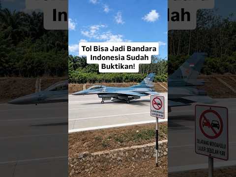 Jalan Tol Bisa Jadi Bandara Indonesia Sudah Melakukan!? #short #teknologimiliter #faktaunik