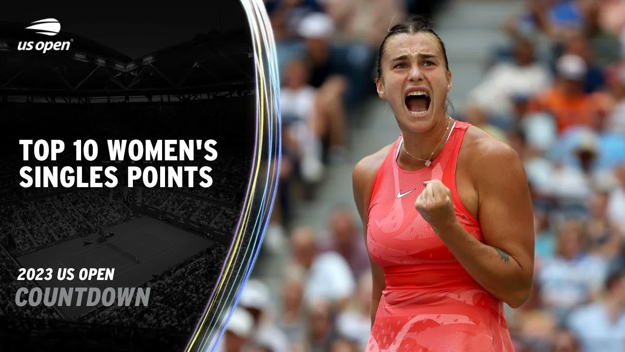 Top 10 Women’s Singles Points of the Tournament | 2023 US Open