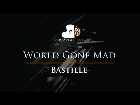 Bastille – World Gone Mad – Piano Karaoke / Sing Along / Cover with Lyrics