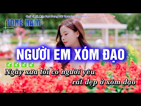 Karaoke Người Em Xóm Đạo (Tone Nam) Beat Công Tuấn cực hay – Hoàng Dũng Karaoke