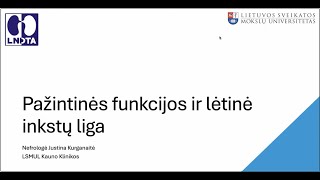Pažintinės funkcijos ir lėtinė inkstų liga
