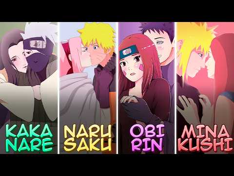 Os 4 Casais Mais Shipados de Naruto!