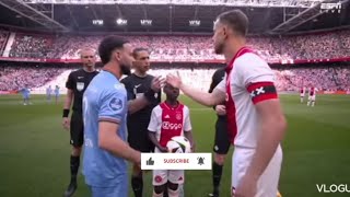 Calvin verdonk vs Ajax. Dipercaya sebagai KAPTEN tim menumbangkan pemuncak klasemen.