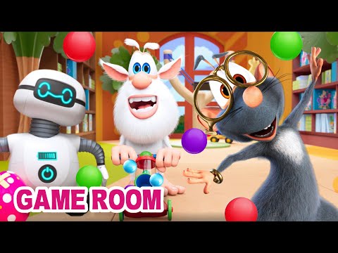 Booba BREAKS Everything in the Game Room! - Cartoon for kids