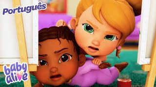 Os bebês aprendem uma lição! 📕👩‍🏫 Vídeos para bebés 🍼 Baby Alive em Português ✨ Desenhos animados