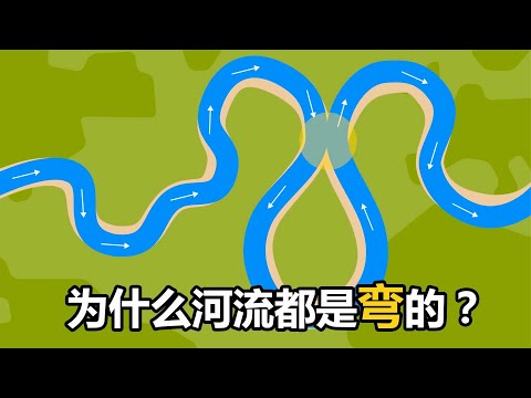 河流为什么都是弯曲的？有没有笔直的？动画演示牛轭湖形成原因 - YouTube