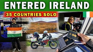 Finally !! Entered IRELAND by Road 🇮🇪 India to Norway & London | Ep-88