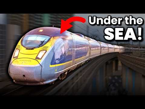 AMSTERDAM to LONDON on the amazing high-speed Eurostar train!