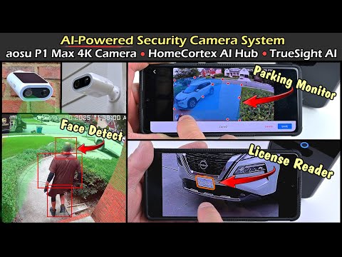 NEW AI-Powered 4K Security Camera | aosu P1 Max HomeCortex & TrueSight AI Camera System