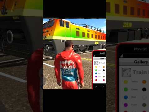 Train ka RGB colour ka Cheat code in Indian Bike Driving 3D #shorts