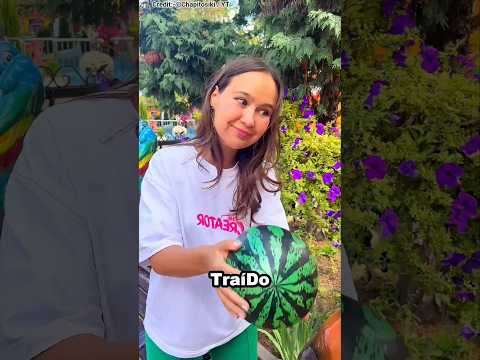 ¡Sonu recibe una sandía enorme de Manvi!🍉 #shortvideo