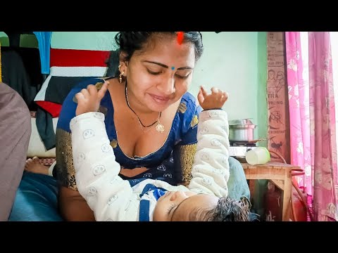 माँ और बच्चे की सुबह की मस्ती | Viral Bhabhi Aur Baby Masti Time | Desi Bhabhi | #viral_bhabhi #vlog