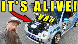 Finally Finished the VR5 Lupo GTI Swap – Insane First Start