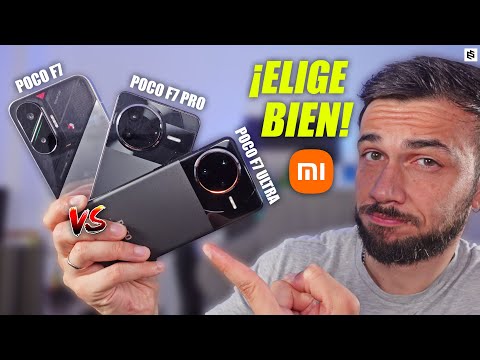 NO HAY DUDA!✅Xiaomi POCO F7 ULTRA vs POCO F7 vs POCO F7 PRO
