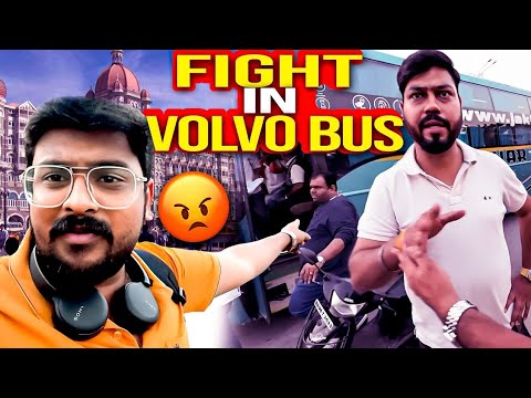 Fight With Vadakkan In Volvo Bus 🥵💔Mumbai To Bangalore Bus Review in Tamil - Tuberbasss