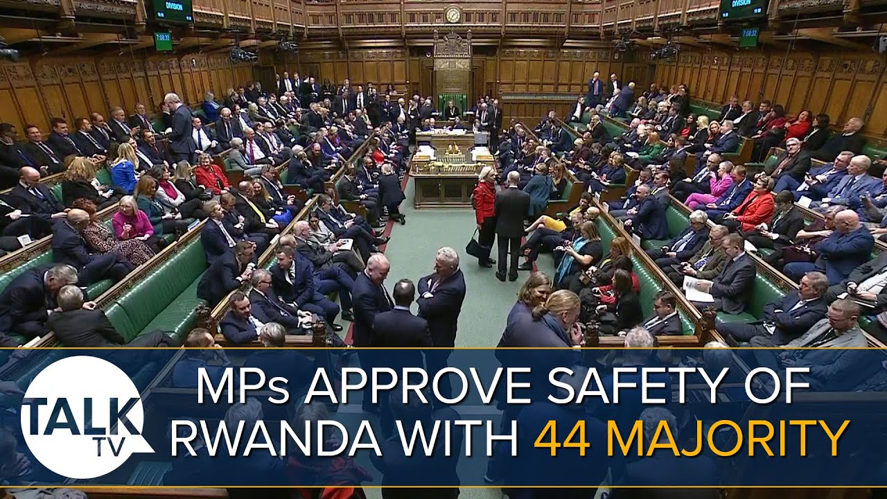 BREAKING: House Of Commons Votes In Favour Of Rwanda Bill