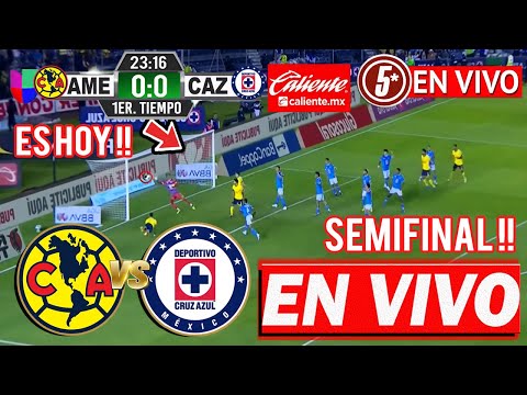 🔴 En Vivo: CRUZ AZUL VS AMÉRICA SEMIFINAL - VUELTA | ✅TUDN | América vs Cruz Azul en vivo