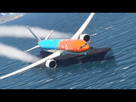 the plane was flying very low and almost hit