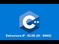 Comprensión de la estructura condicional 'si-sino'