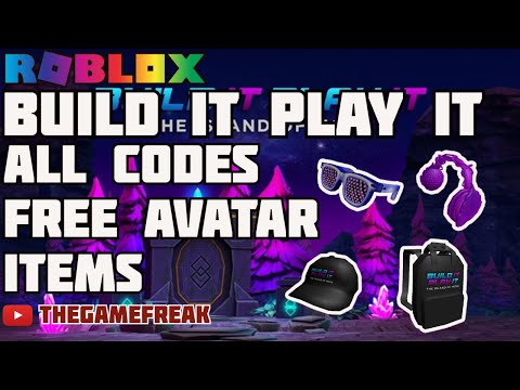 Codes For Build It Play It Roblox 07 2021 - roblox build it play it items