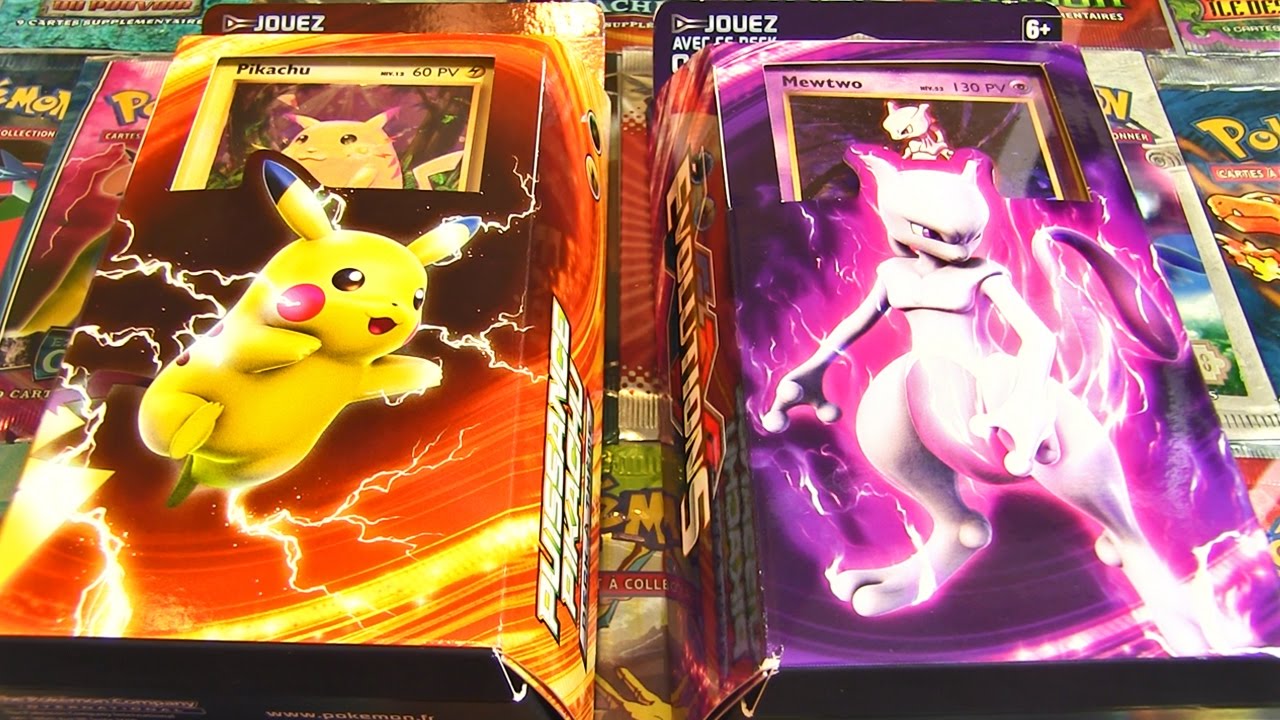 Ouverture des Decks Pokémon XY12 Evolutions ! MEWTWO VS PIKACHU, RETOUR EN ENFANCE !