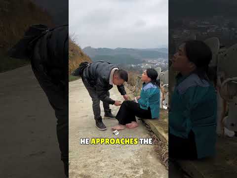 Best Act of kindness The man helped the homeless woman😭❤️