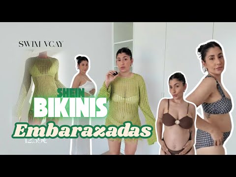 Primeros BIKINIS👙 estando EMBARAZADA🤰🏻 de Shein | @Patrizienta