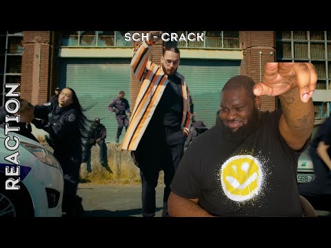 SCH - Crack (Clip officiel) (UK REACTION) // REACTING TO FRENCH RAP