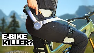 Mountain Biker Tries Exoskeleton Leg "Enhancers"