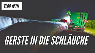 Vlog 311 Die Gerste kommt in die Schläuche! Erträge überraschen