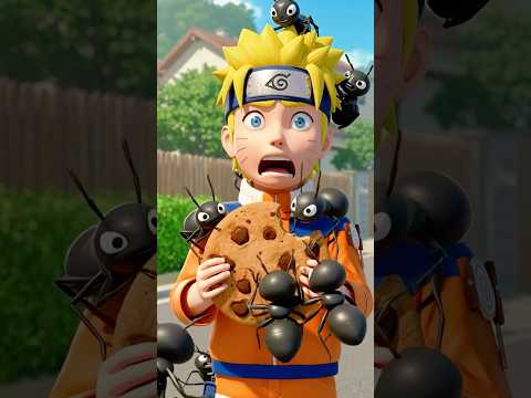 As formigas roubaram o biscoito do Naruto?