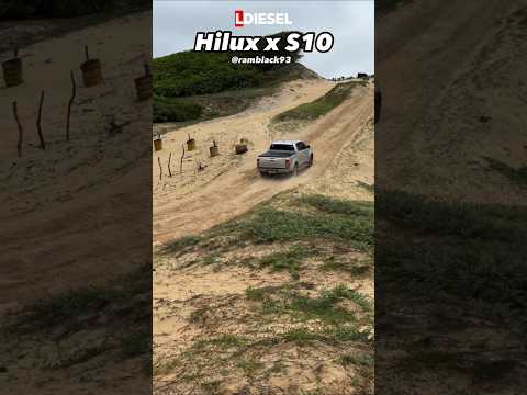 Chevrolet S10 versus Hilux adivinha quem não subiu!!!