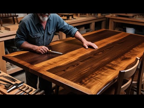 Masterful Woodworking Techniques // Crafting A Special Dining Table for 6