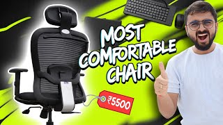🪑Most Comfortable Office Chair - Wakefit Safari Pro Review !! Perfect for Creators & Students