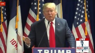 Donald Trump Campaign Rally in Newton, IA 11/19/2015