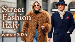 Milan’s Winter Fashion 2025. Italy’s Best Street Style Looks. Luxury Shopping Walk