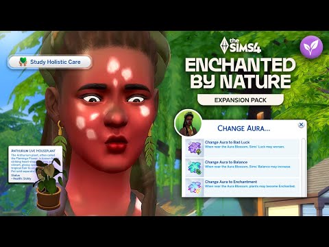I am only here for the PLANTS! The Sims 4: Enchanted by Nature Gameplay