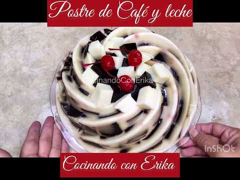 Postre de café y leche