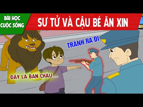 SƯ TỬ VÀ CẬU BÉ ĂN XIN - PHIM HOẠT HÌNH HAY NHẤT - TRUYỆN CỔ TÍCH - QUÀ TẶNG CUỘC SỐNG