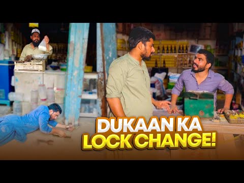 Dokan ka taala change kr k ghus to gye mgr😂