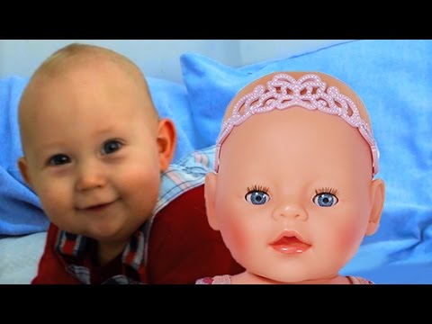 Куклы Беби бон Для детей: первая встреча Беби Борн мальчика и Baby Born Doll девочки