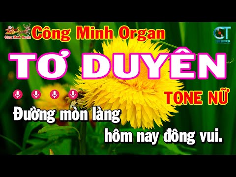 Tơ Duyên Tone Nữ Karaoke (Bm) Nhạc Sống Đám Cưới