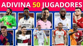 Adivina 50 Jugadores de Fútbol ⚽️🏟️🤔 | Quiz de Fútbol