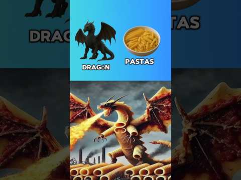 Italian Brainrot Cannelloni Dragoni Literal Vs Realidad Español palabras compuestas #brainrot
