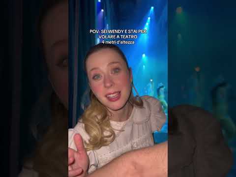 Sei Wendy e stai per volare a teatro. 4metri d altezza